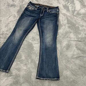 Rock Revival Dark Blue Flare Jeans